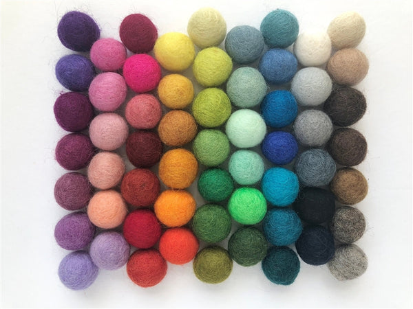 Felt Balls - Solid Color