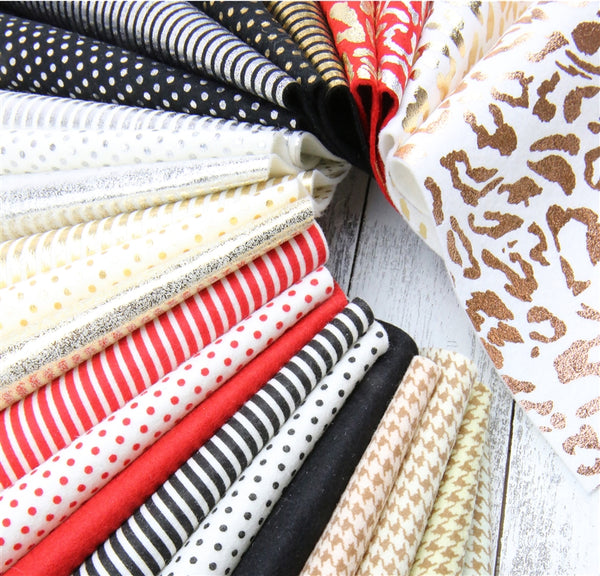 METALLIC & PATTERNED FELT