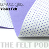 Perforated White - Violet