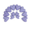 Felt Hearts - Blue Violet