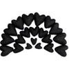 Felt Hearts - Black