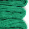 Wool Roving - 10. Tropical Green