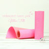 Iridescent Neon Pink Glitter Felt