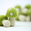 Felt Mushrooms - Yellow Green