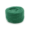 Carded Wool - Emerald Green