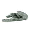 Dark Heather Gray Wool Felt Ribbon
