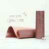 Rose Pink Glitter Felt