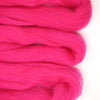 Wool Roving - 40. Hot Pink