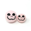Felt Skeleton Head - Pink