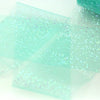 Bold Aqua Iridescent Glitter tulle