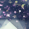 Navy Iridescent Moon Tulle