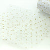 White Glitter Dots Tulle