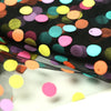 Black Polka Dot Confetti Tulle