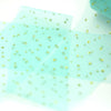 Aqua Glitter Dots Tulle