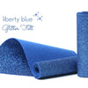 Liberty Blue Glitter Felt