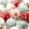 Embroidered Snowflake Ball
