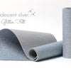 Iridescent Silver Glitter Felt
