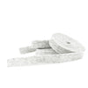 Heather White Wool Felt Ribbon