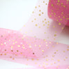 Pink Gold Star Tulle