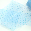 Baby Blue Glitter Dots Tulle