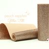 Peach Sapphire Glitter Felt