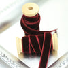 Velvet Ribbon Deep Burgundy