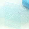 Bright Blue Iridescent Glitter Tulle