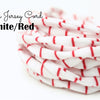 White/Red Spaghetti Cord