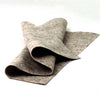 Dark Heather Beige Wool Felt Sheet