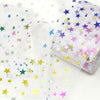 Rainbow Star Tulle-White