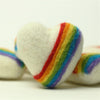 White Heart with Rainbow