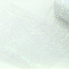 White Iridescent Glitter tulle