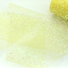 Yellow Iridescent Glitter tulle