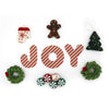 JOY Candy Stripes Felted Letter