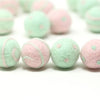 Felt Balls - Mint Candy & Swirls