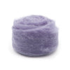Carded Wool - Blue Violet
