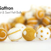 Felt Balls -  Saffron Dots & Swirls