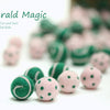 Felt Balls -  Emerald Magic