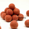 Felt Balls - Burnt Sienna