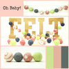 Felt Balls MIX -  Oh Baby