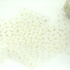 Ivory Glitter Dots Tulle
