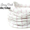 White/Lilac Spaghetti Cord