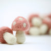 Felt Mushrooms - Cotton Candy