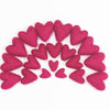 Felt Hearts - Candy Pink