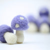 Felt Mushrooms - Violet