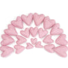 Felt Hearts - Pastel Pink