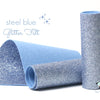 Steel Blue Glitter Felt