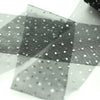 Black Glitter Dots Tulle