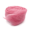 Carded Wool - Brilliant Pink
