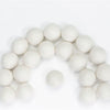 Felt Balls - Dusty White